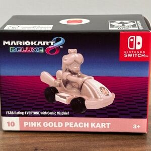 2024 McDonalds Nintendo Switch PINK GOLD PEACH KART MARIO KART Happy Meal Toy